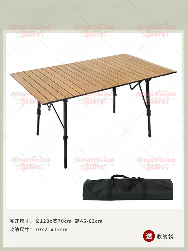 alloy portable folding lifting table Car driving tour Camping