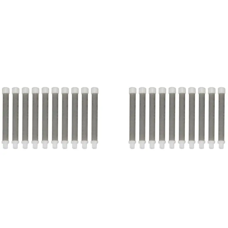 AT05-20Pc Airless Filter 60 Mesh Airless Spray Filter 304 Stainless Steel For Wagner Airless Paint Spray Corrosion Resistance
