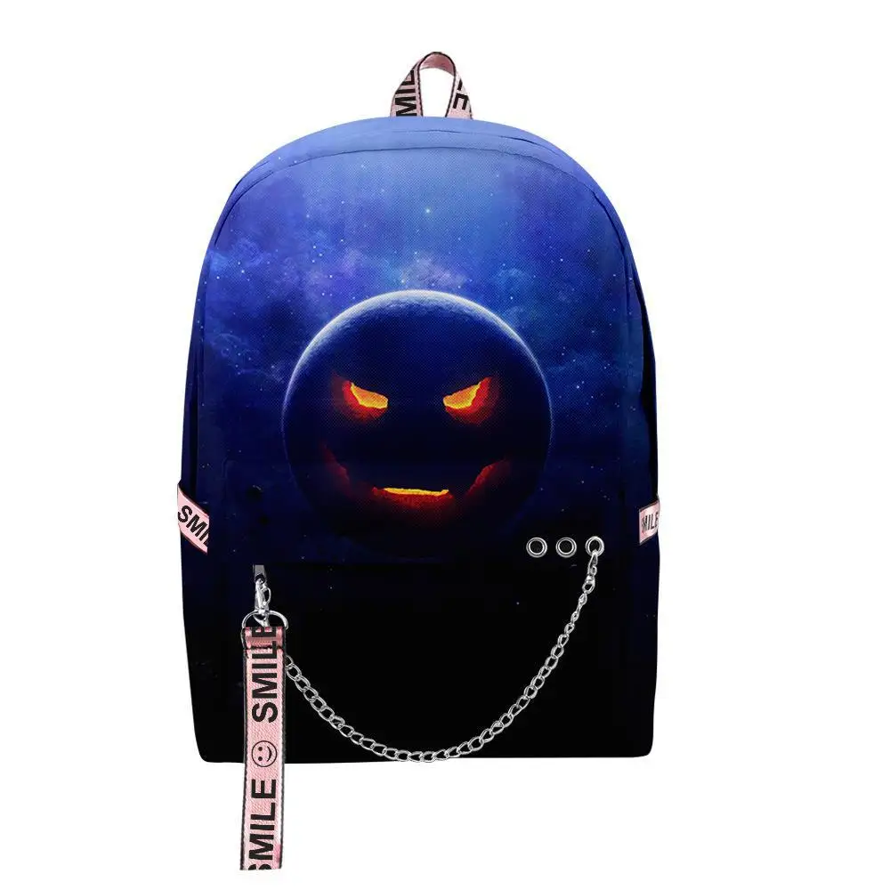 

Trendy Popular Funny Halloween Student School Bags Unisex 3D Print Oxford Waterproof Notebook multifunction Travel Backpacks