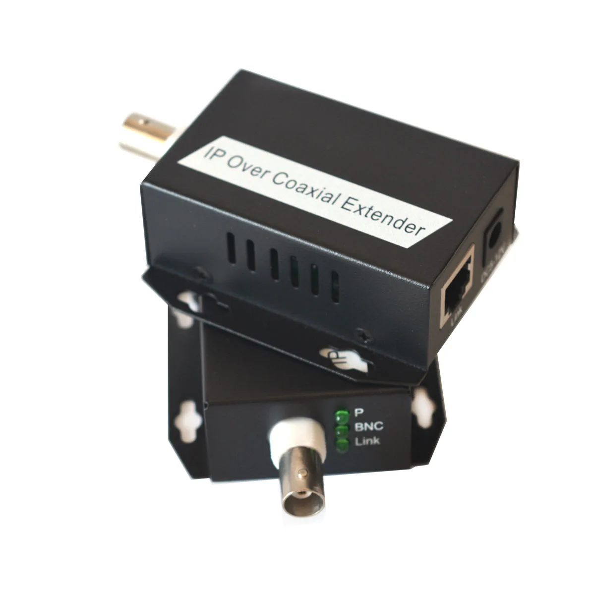 IP Over Coax Converter Data Transmission Over Regular RG59 Coaxial Cable 500m for Upgrading Analog Surveillance to IP System