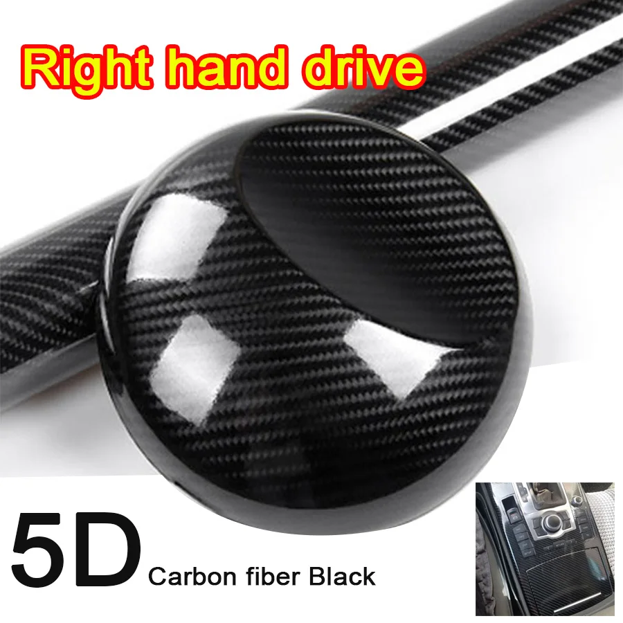 5D Glanzende Koolstofvezel Patroon Interieur DIY Trim Sticker Voor BMW 5 Serie F10 2011-2017