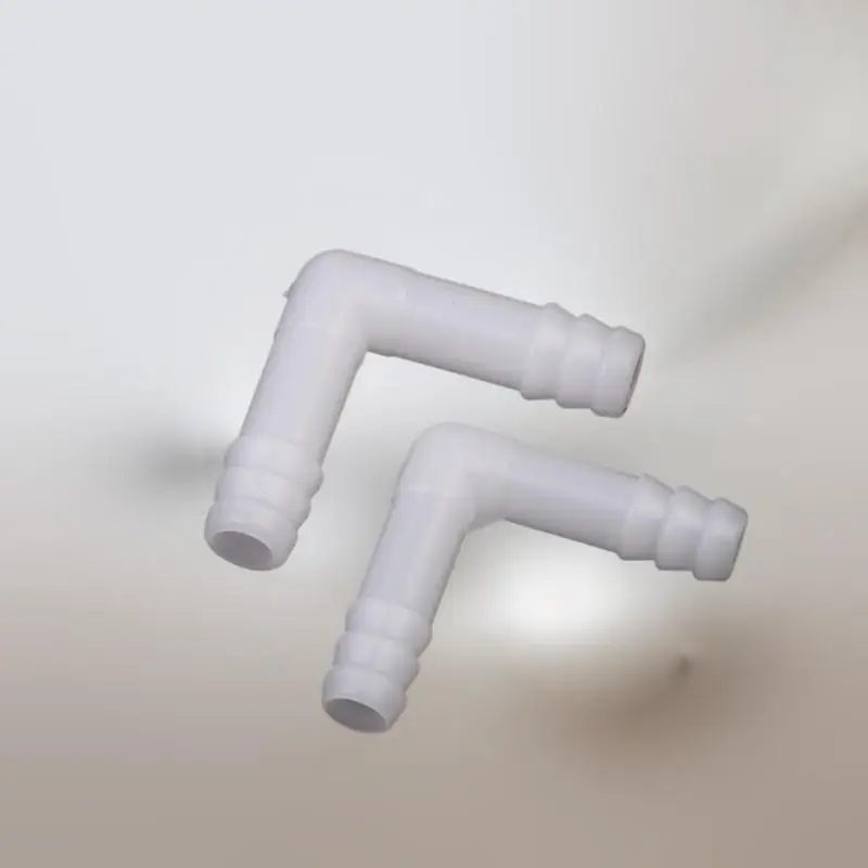 5Pcs Pagoda Joint Connectors, 8/10MM PE Elbow for Aquarium Tank and Garden Watering.