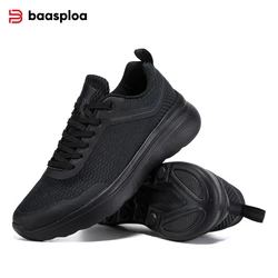 Baasploa-Zapatillas deportivas transpirables para hombre, zapatos ligeros para correr, zapatillas para caminar de alta calidad, con cordones, antideslizantes para exteriores