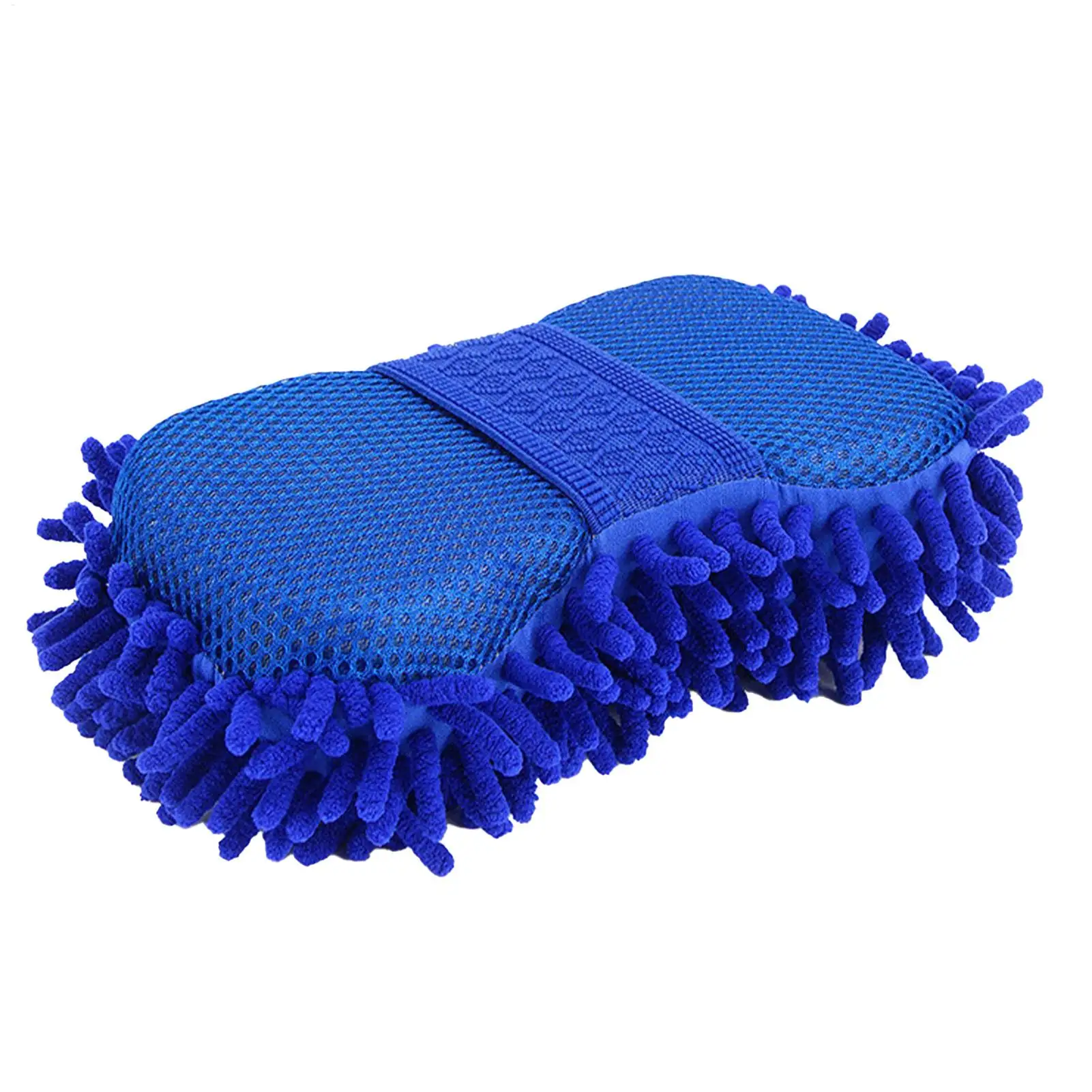 Car Detailing Wash Mitt Coral Sponge Blocks Wide Strap Design Absorbent Ergonomic Design Multi-Purpose for Cars Caravans