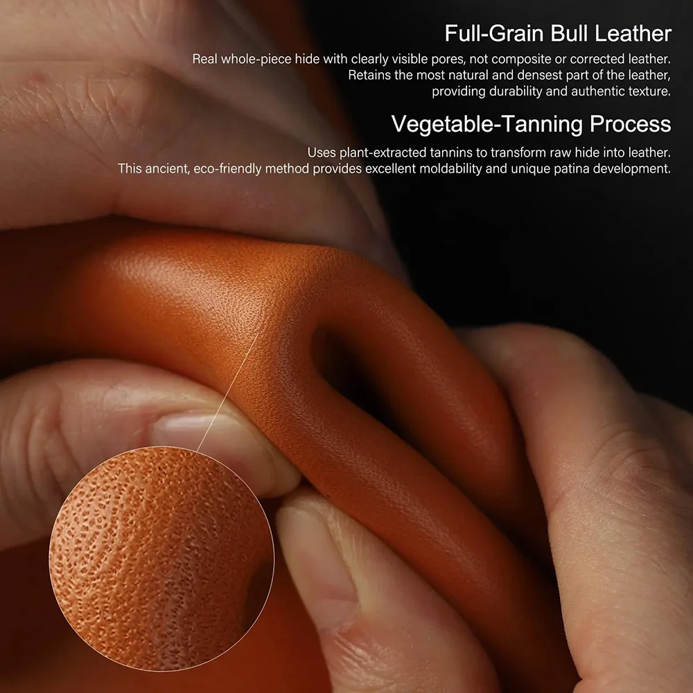 WUTA 30x30cm Top Quality New Waxed Bull Vegetable Tanned Leather DIY Genuine Leather Full Grain Cowhide-12Color Available