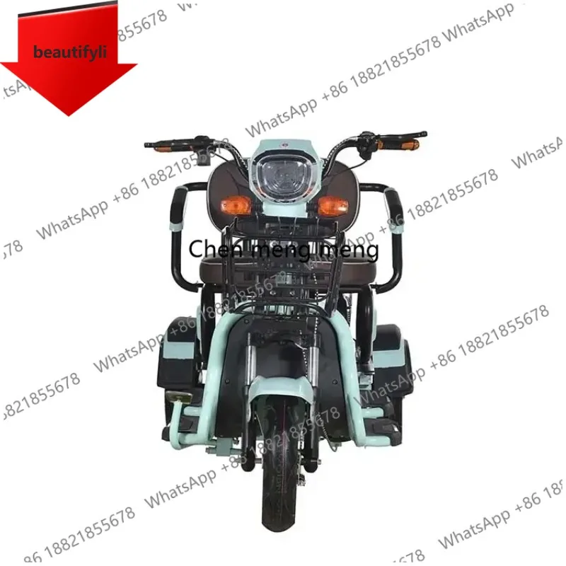 

Электрический трехколесный скутер D185 2023 оптом для людей с ограниченными возможностями, двухместный, на продажу