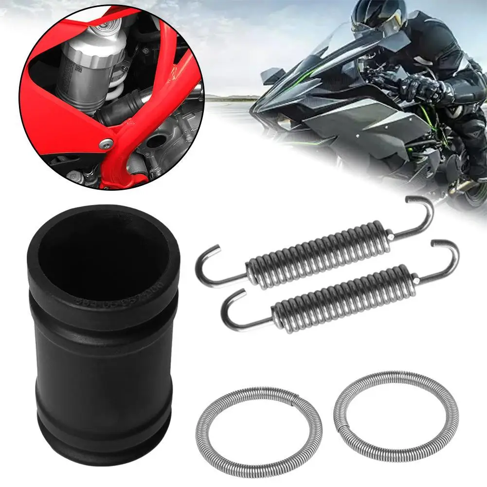 Motorcycle Exhaust Exhaust Coupler Silencer Tailpipe Rubber Seal Cover Kit For KTM 250 300 SX XC EXC XCW TPi Husqvarna 2017-2023