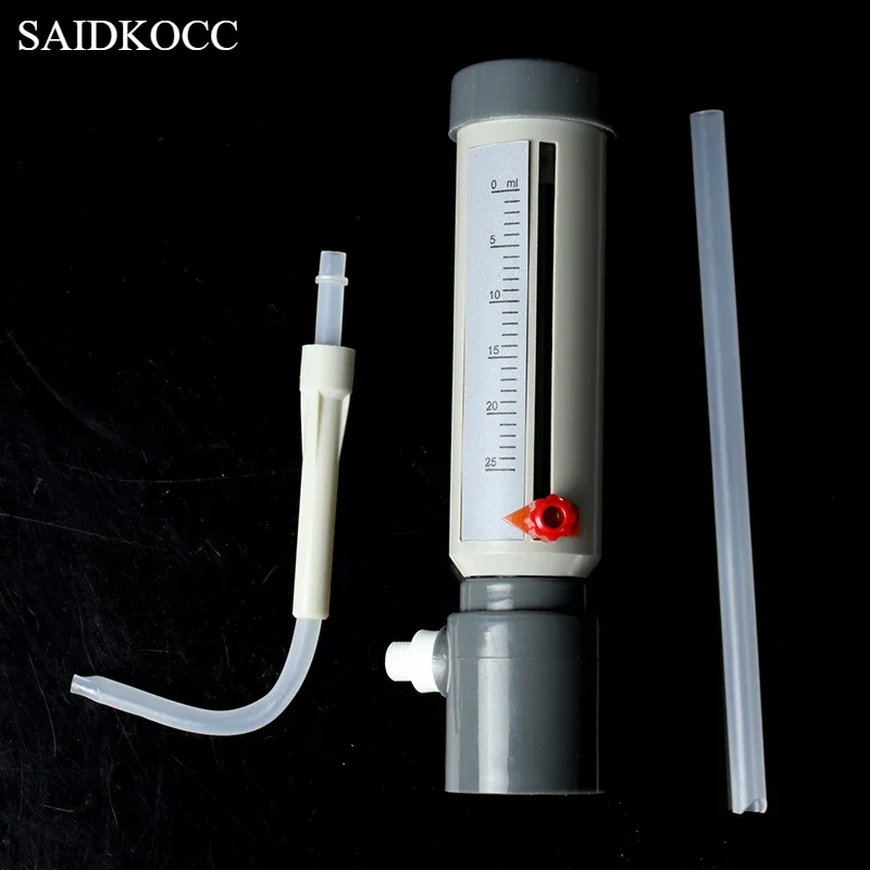 

SAIDKOCC Sleeve type adjustable quantitative liquid dispenser bottle mouth separator 0-25ml optional GL45 conversion head