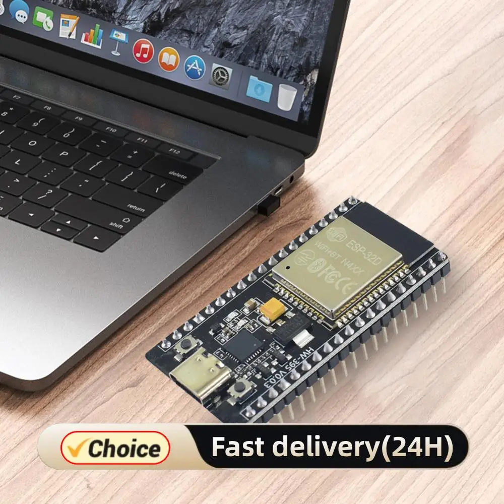 

Макетная плата ESP32 Модуль Wi-Fi + Bluetooth со сверхнизким энергопотреблением, двухъядерный Micro USB C Type-c ESP32-WROOM-32 CP2102 38P