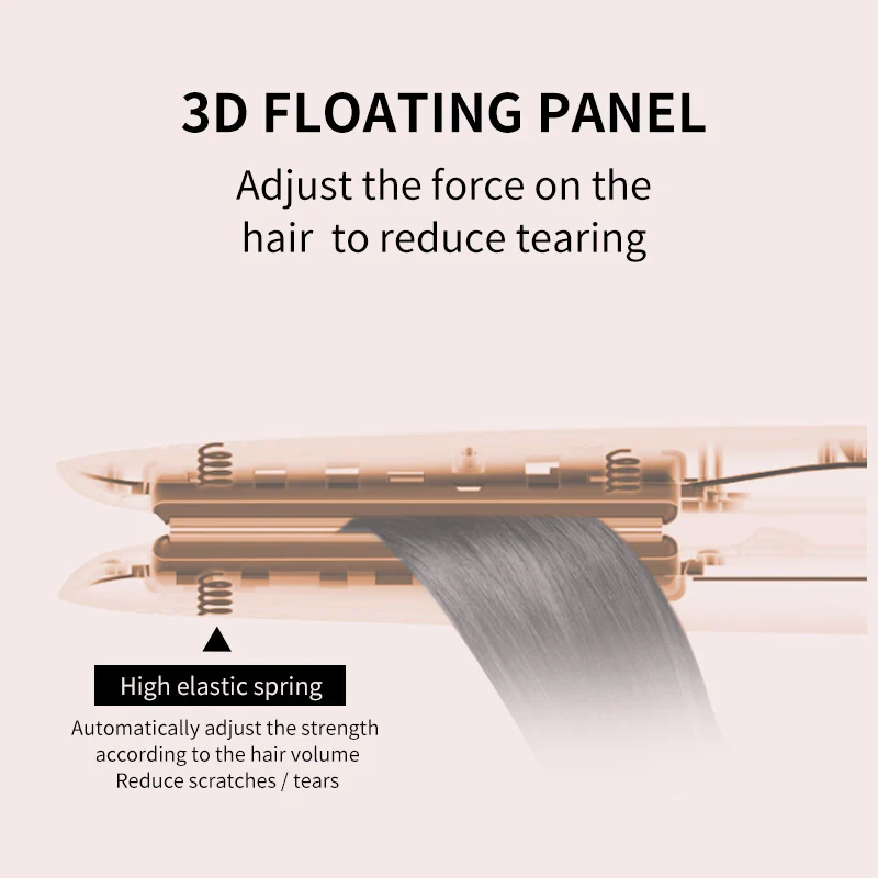 مكواة مسطحة لفرد الشعر من السيراميك الأصلي من LISAPRO مقاس 1 بوصة معالجات الشعر، نموذج صالون احترافي لفرد الشعر وتجعيد الشعر