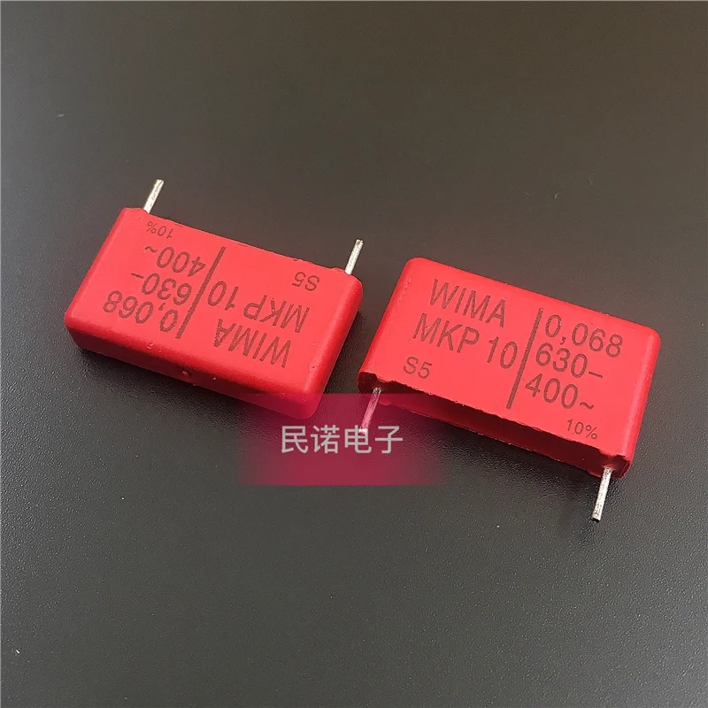 

5/10/50pcs German WIMA Film Capacitor MKP10 630V 0.068UF 630V 683 68NF Pitch 22.5mm Audio passive capacitor