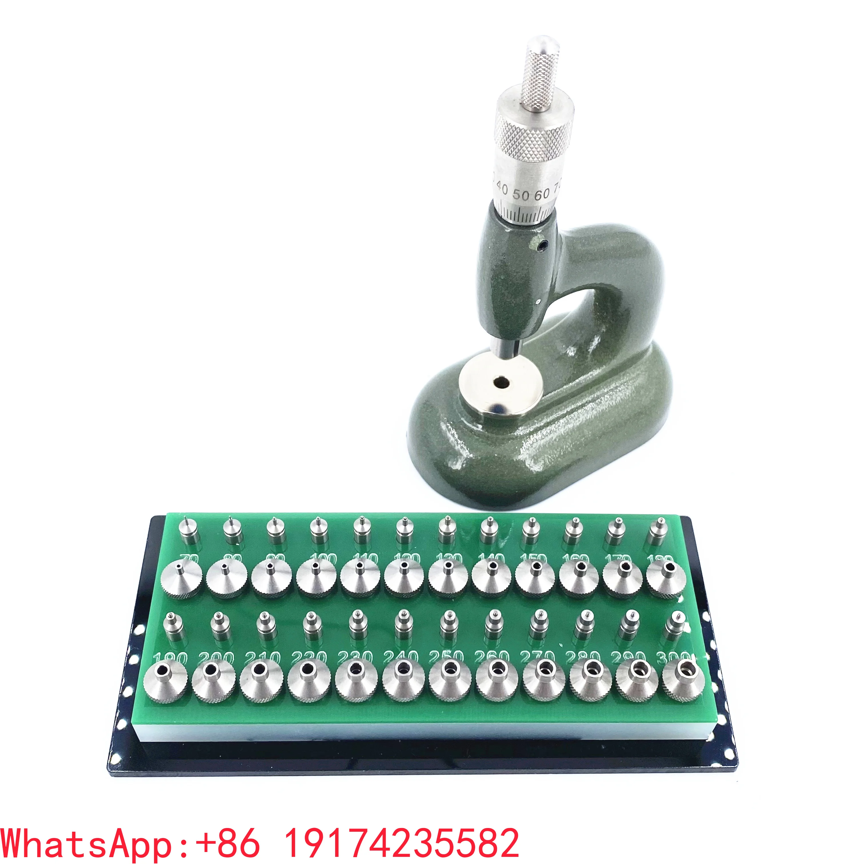 Stainless Steel Watch Rhinestone Setting Machine Diamond Applicator Professional Gemstones Depth Adjuster Tool Watch Repair Tool