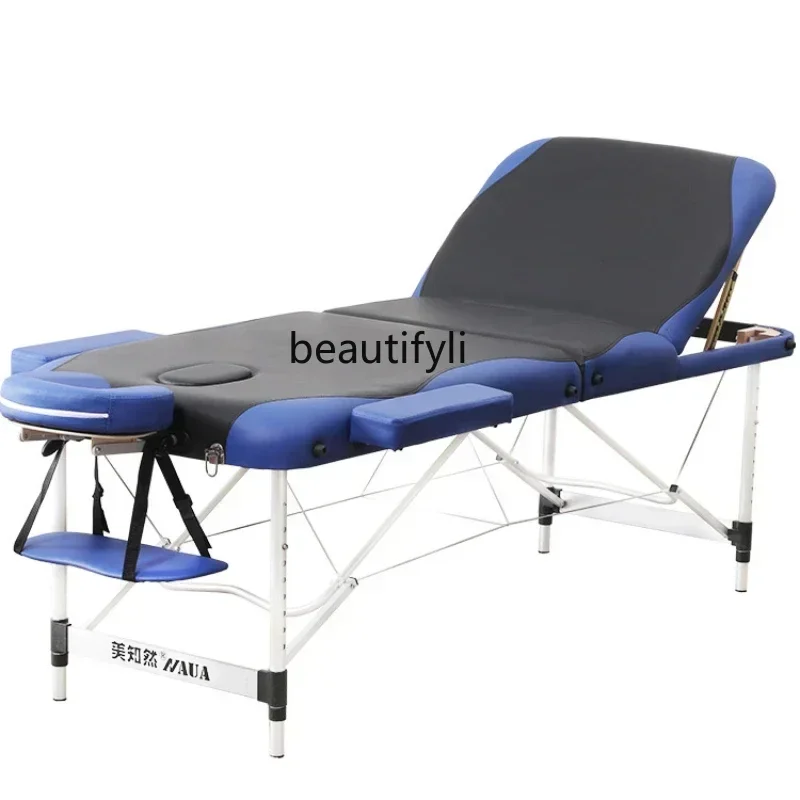 

Multifunctional Folding Massage Bed Chinese Medicine Physiotherapy Massage Facial Bed Portable Tattoo Embroidery