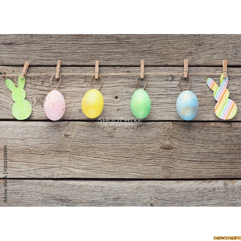SHUOZHIKE Easter Eggs Photography Backdrops Photo Studio Props Spring Flowers Child Baby Portrait Photo BackdropsFHJ-04