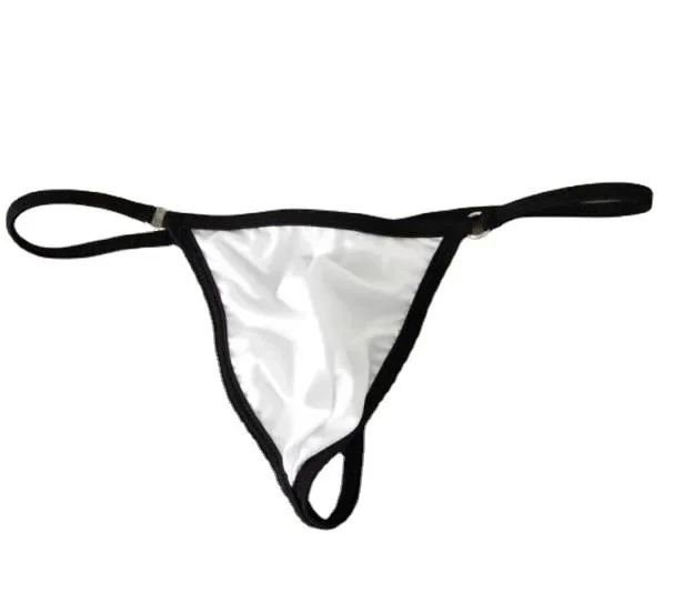 Tanga transpirable de tiro bajo para hombre, ropa interior de playa fina, doble Ding, sexy, nueva moda