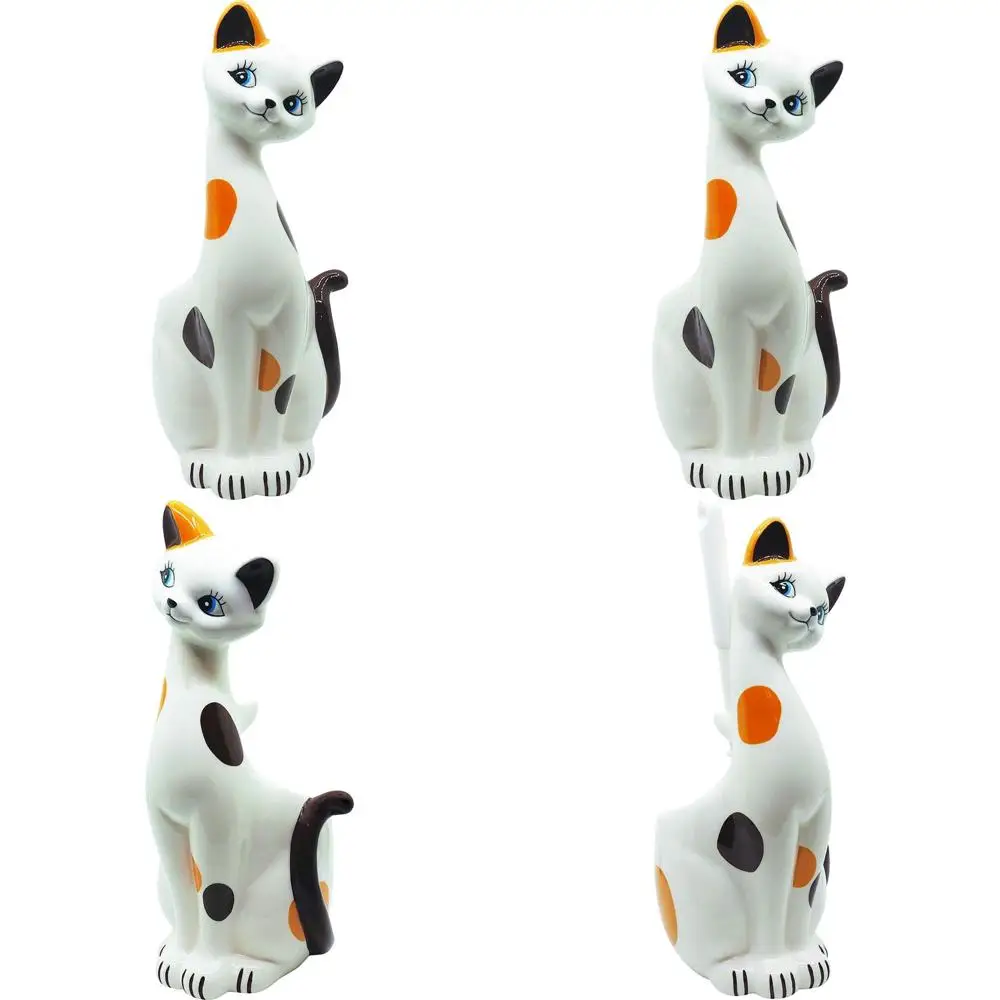 

Adorable Cat-Themed Toilet Brush Holder Set with Brush Included