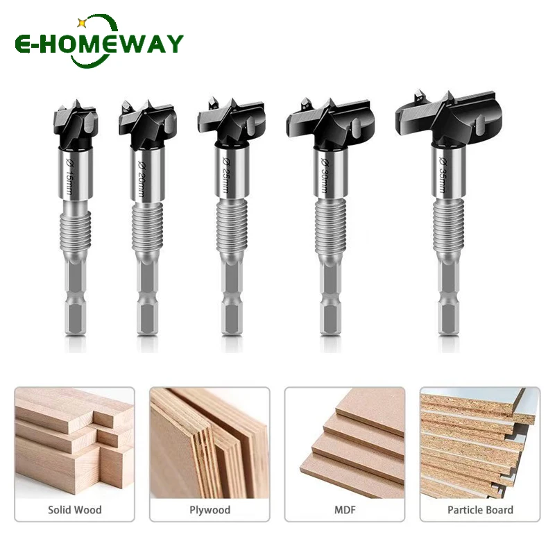 

Набор сверл для растачивания петель 15-35 мм, многофункциональный удлиненный стержень, деревообрабатывающий открывалка для отверстий, сверло с плоским крылом, сверло для развертывания