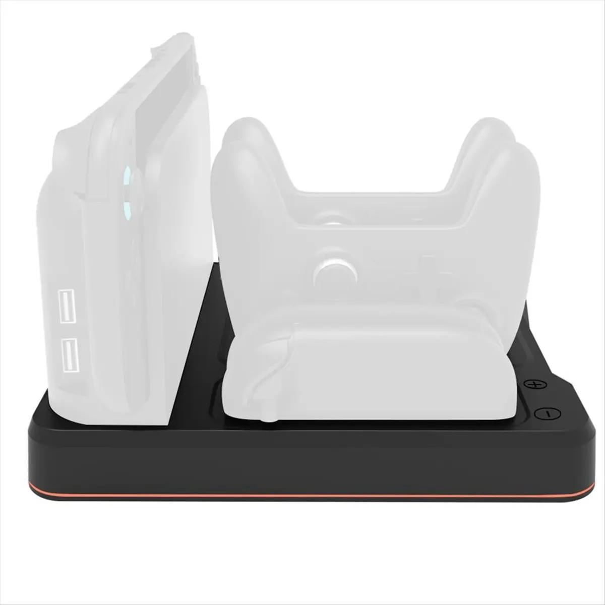 

(ABDH) Charging Dock Station for Switch 2 Controller Charger with RGB, Heat Dissipation, Fast Charging Adapter for Switch
