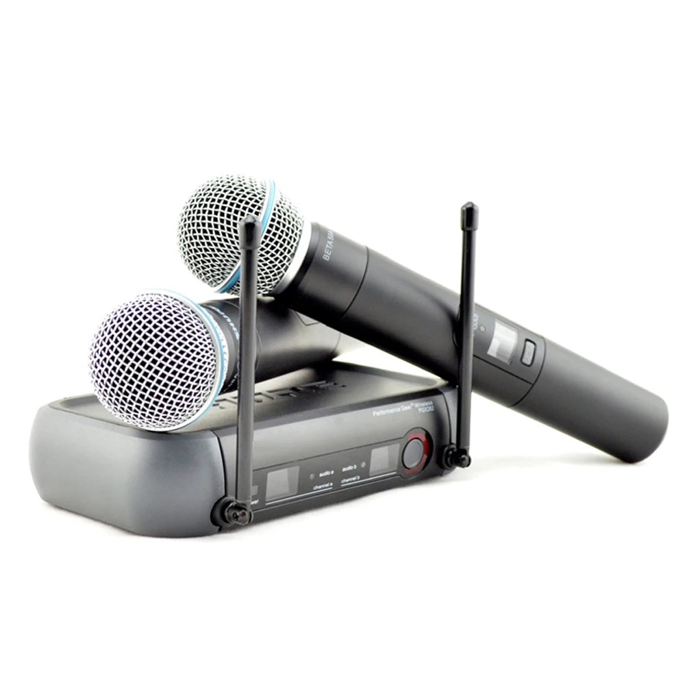 Professional UHF Wireless Microphone PGX282 PGX8 Fixed Frequency System Dynamic 80M Long Distance Mic for Stage Performance