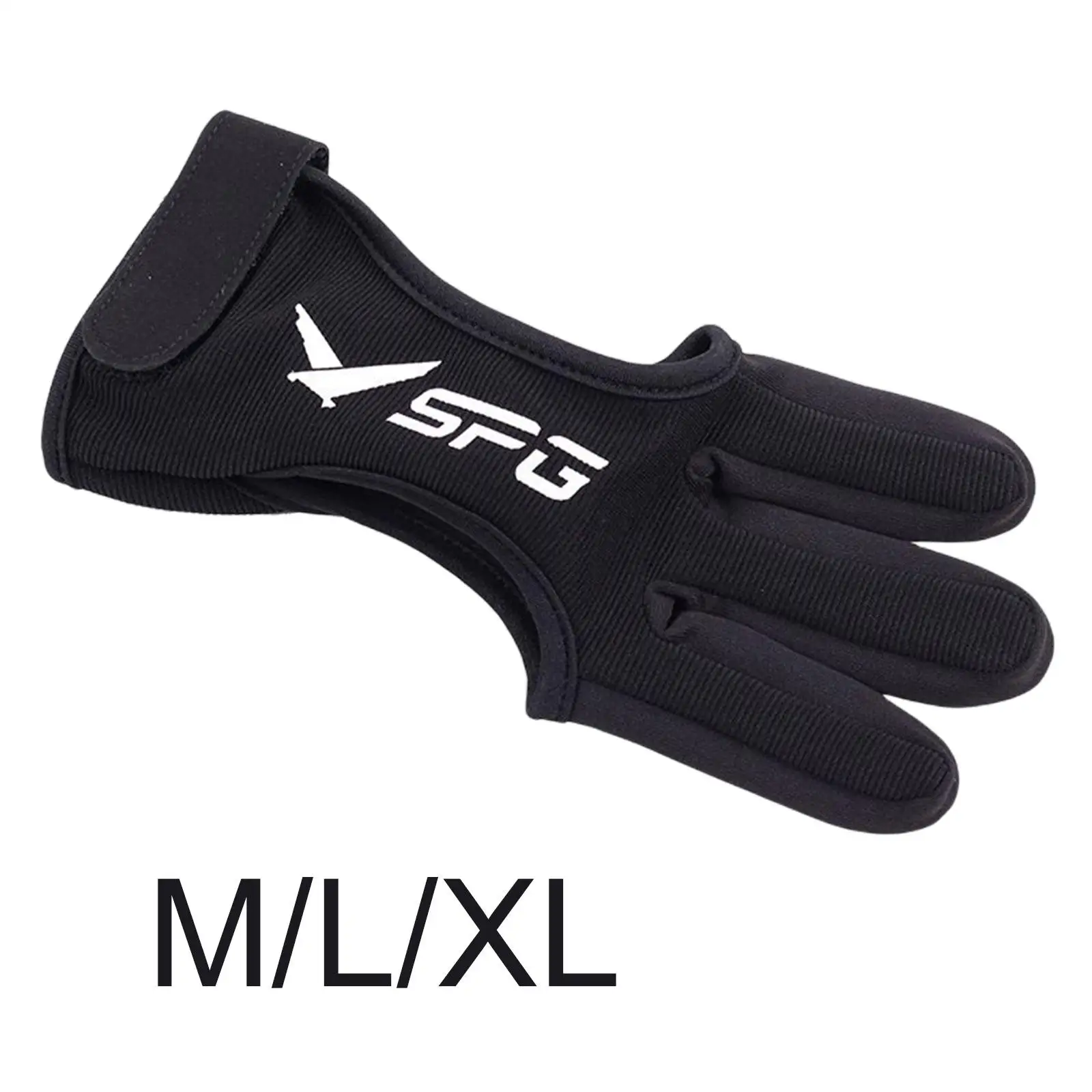 

Durable Archery Glove 3 Fingers Protector Right Left Hand Compound Recurve Bow