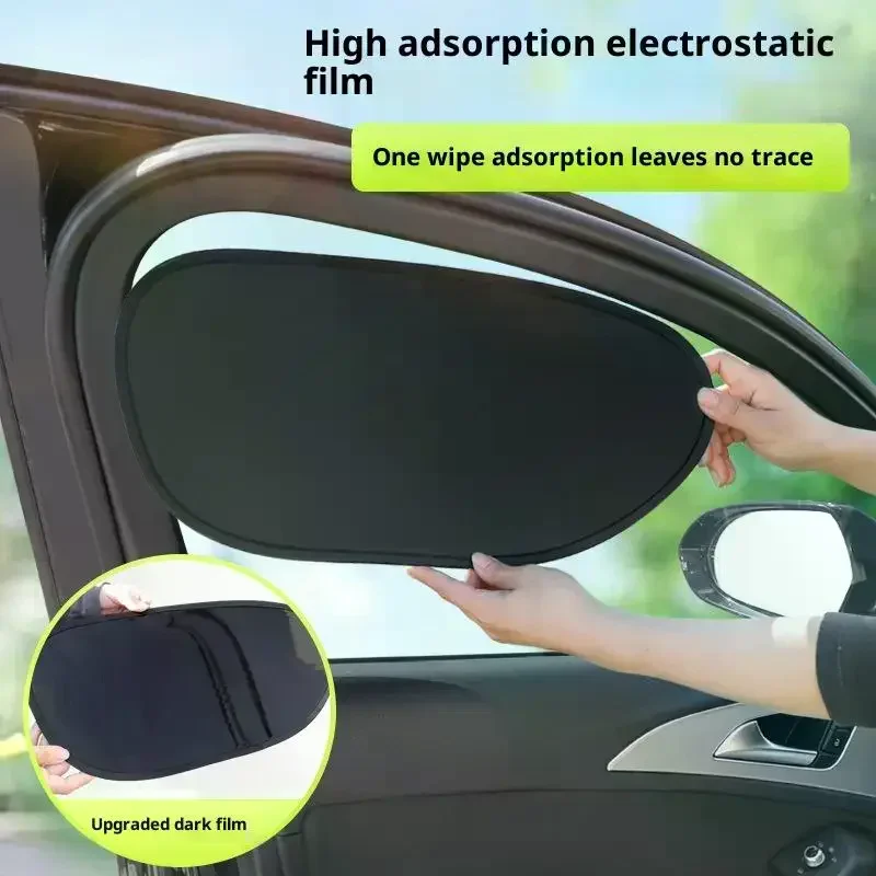 Car Window Sun Shade, Universal Side Window Sunshade, UV Protection, Heat Insulation, Privacy Screen, Block Sun Glare