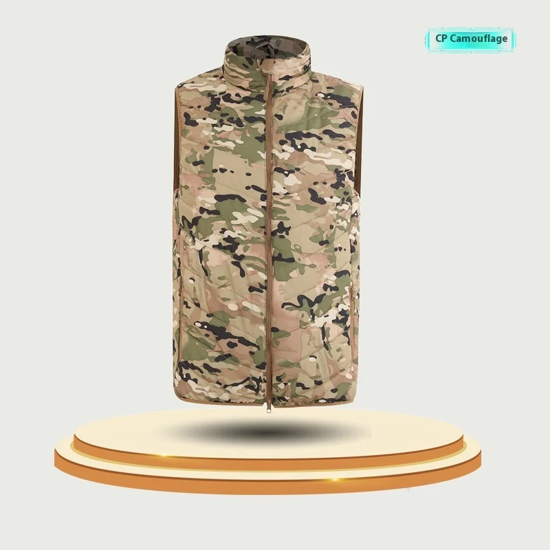 

Новый мужской зимний тактический спортивный жилет с внутренней подкладкой, теплый хлопковый камуфляжный жилет, утолщенный уличный военный жилет для мужчин