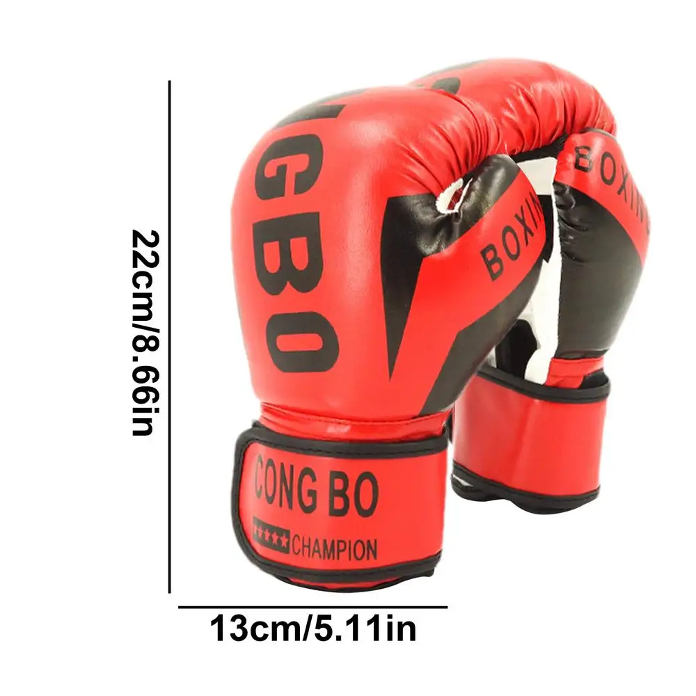 1 paar bokshandschoenen voor kinderen, kinderen ponsen, trainingshandschoenen, workout, vechten, oefenwanten, worsteltraining, fitnesshandschoenen