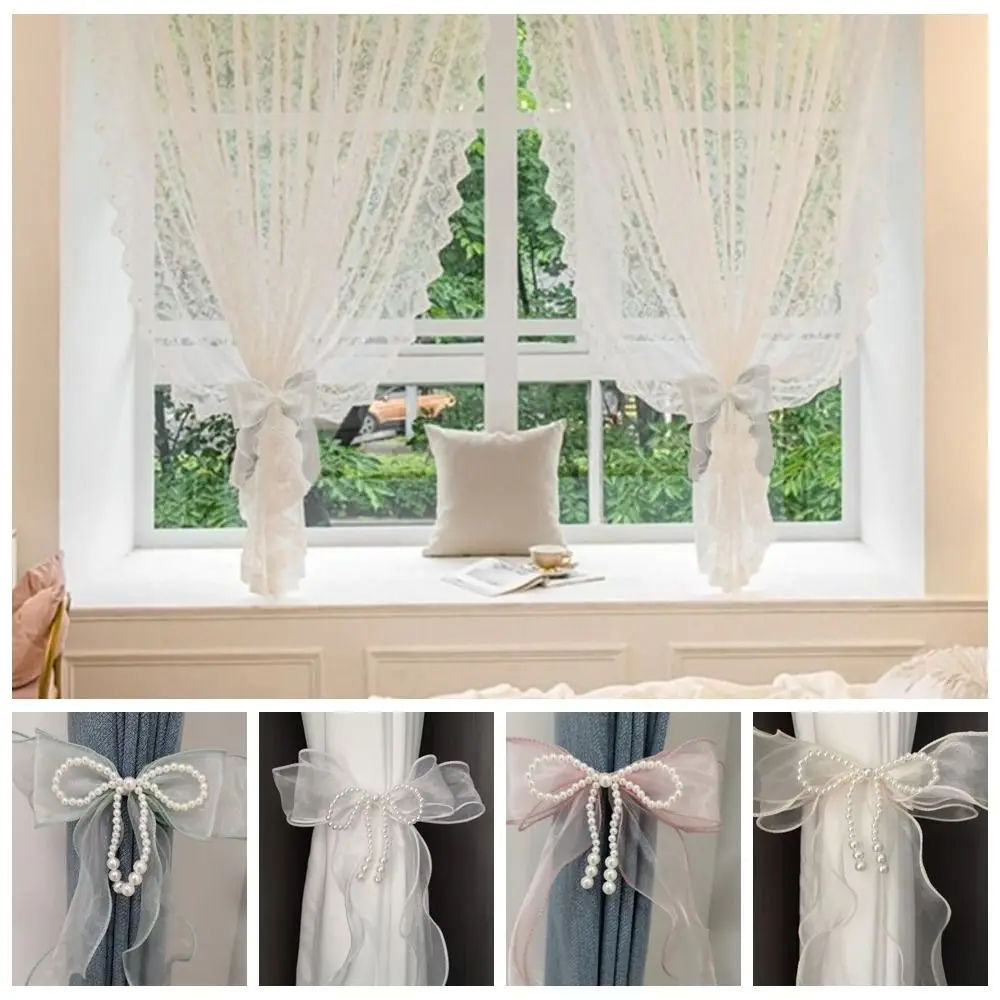 NEW Polyester Curtain Bow Tiebacks Curtain Accessories Curtain Decor Window Curtains Binding Rope French Curtains Straps