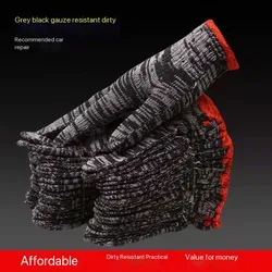 Guantes resistentes a la suciedad para hombre, protección de mano de obra, hilo de algodón resistente al desgaste, guantes de nailon, guantes antideslizantes, Reparación Automotriz a