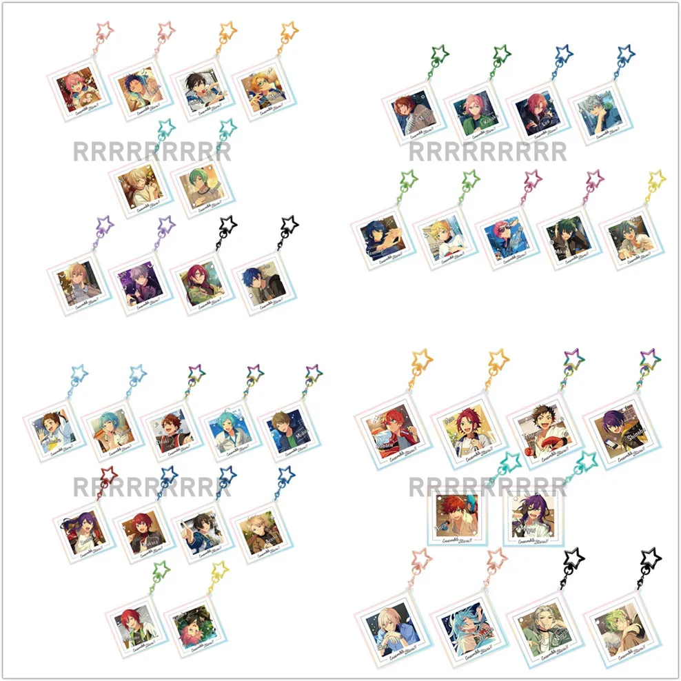 Anime Keychain Doll Subaru Tetora Shinobu Nagisa Hiyori Madara Tsumugi Yuzuru Acrylic Keyring Pendant for Gift