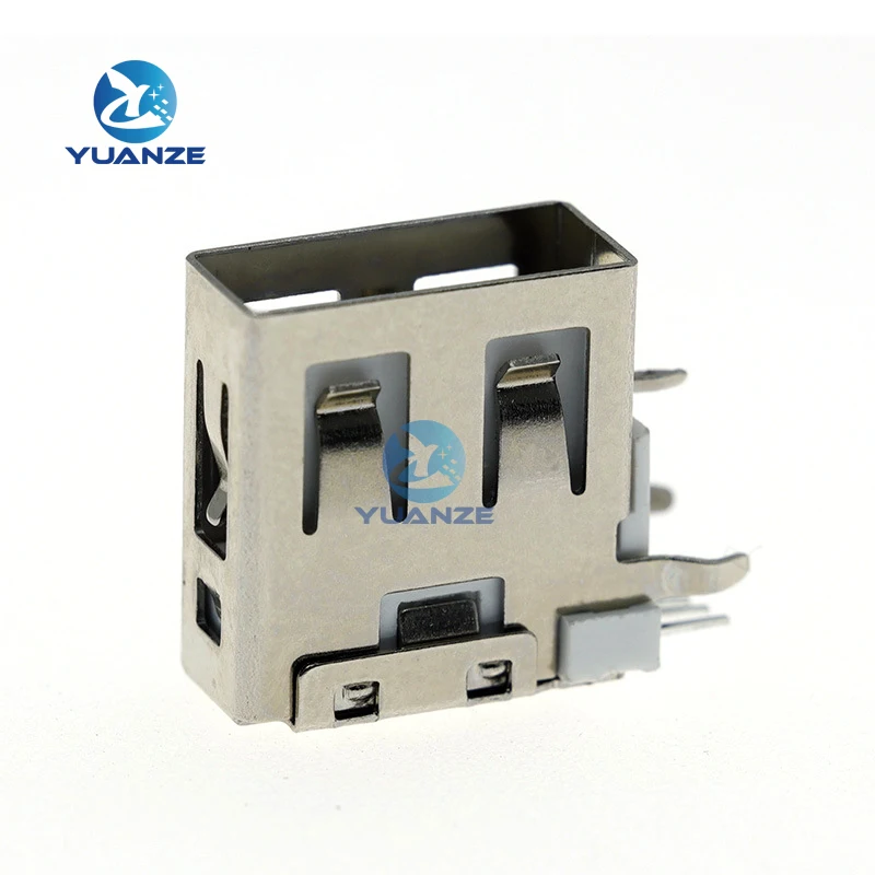 10 USB 2.0 motherboard mounting Socket connector USB vertical side insert female hole connector short 90 degrees