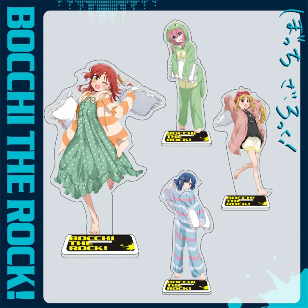 

Bocchi The Rock Anime Peripheral Acrylic Stand Model Cartoon Characters Gotō Hitori Acrylic Figure Desktop Ornament Kids Gifts