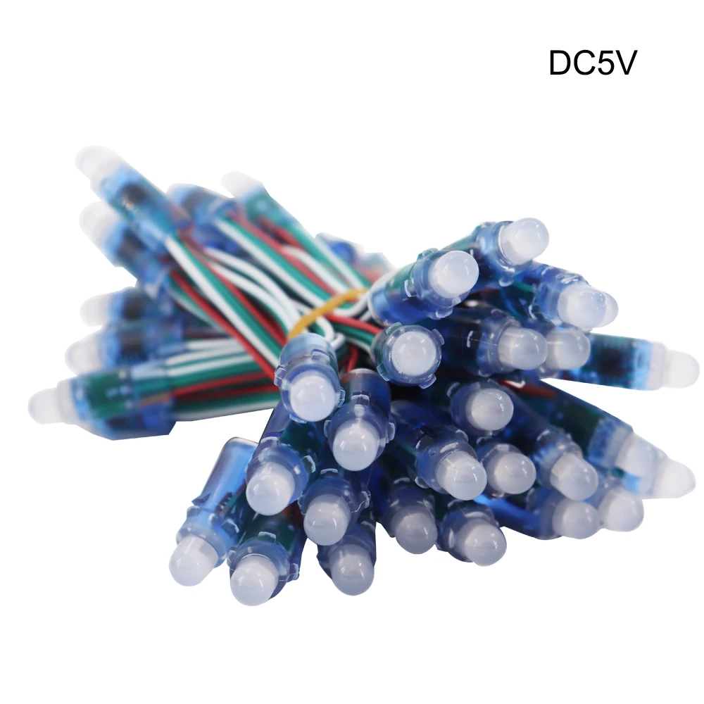 50pcs 150pcs 250pcs 4M Full Color Addressable Led Module WS2811 IC LED Pixel Light Strings IP68 Waterproof DC5V DC12V