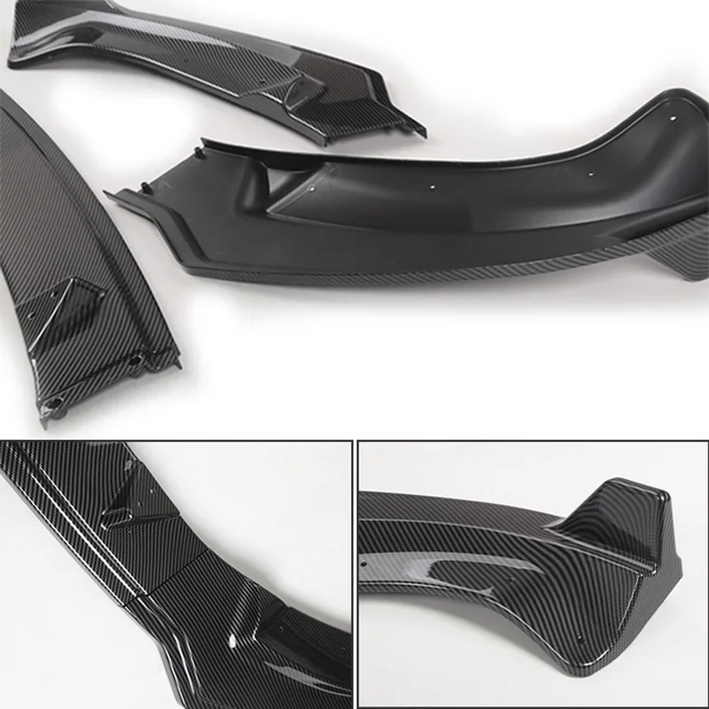 Front Bumper Lip Chin For Tesla Model 3 Y Body Kit Spoiler Deflector Tuning Lower Diffuser Protector ABS Modified M3 Accessories