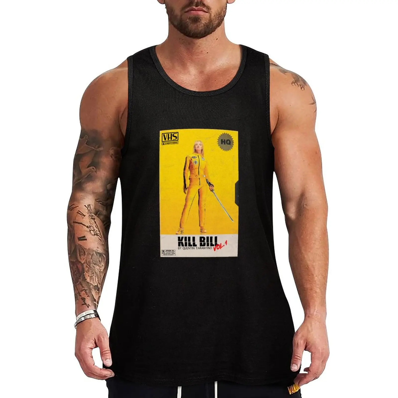 Kill Bill VHS Tank Top Sleeveless Basic Tee Soft Regular Fit Tank Top