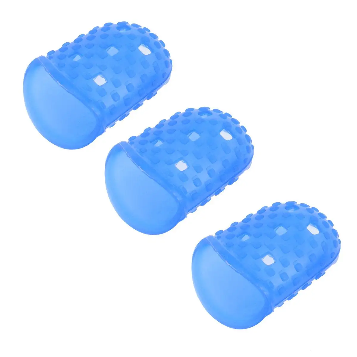 3 Pcs Fingertip Grips Cots Silicone Guard Guitar Protector Tips Protection Desk