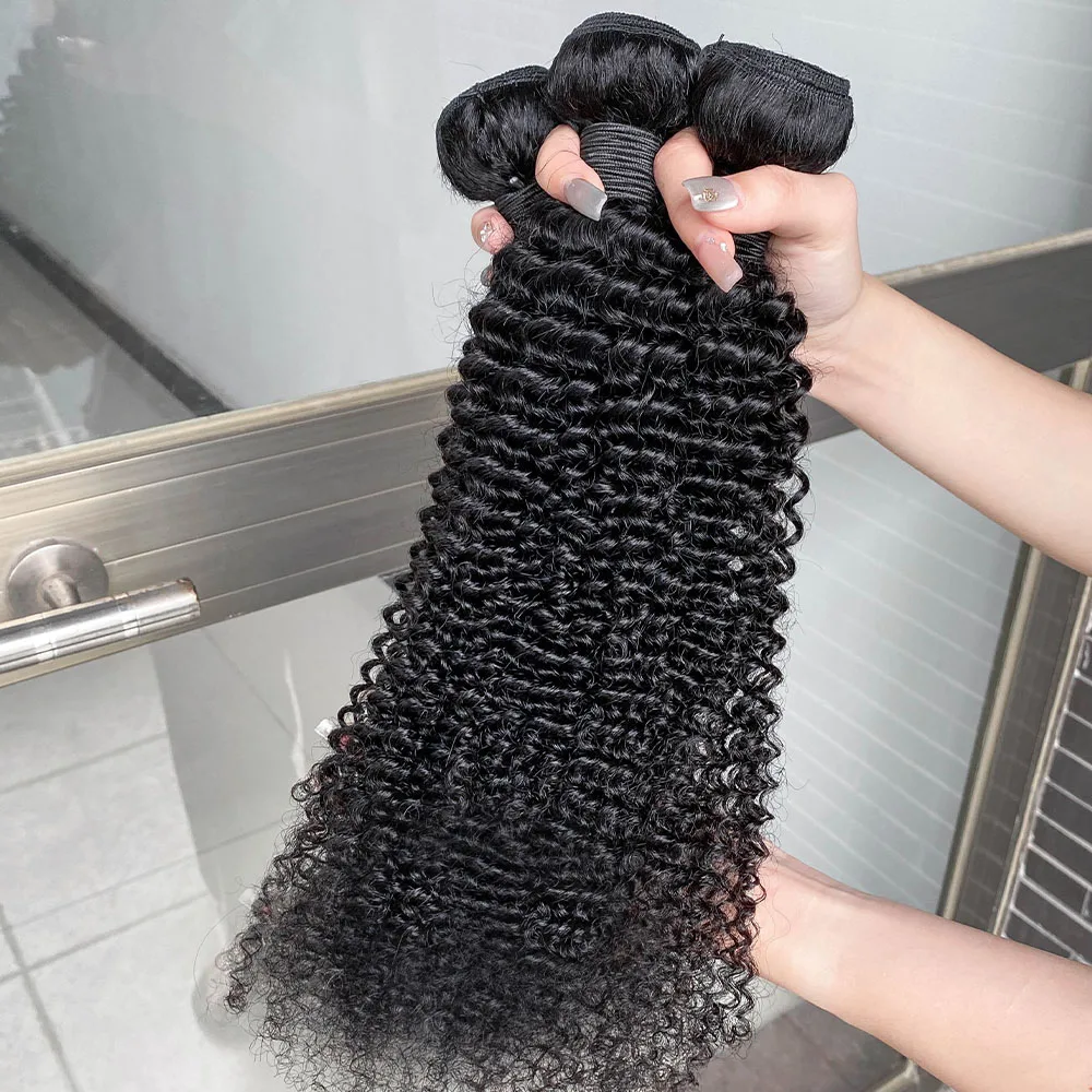 

Моссовые монгольские афро-кудрявые 5А, пучок человеческих волос, 28, 30, 32 дюйма, 100% необработанные девственные вьющиеся 3/4, пучки наращивания волос