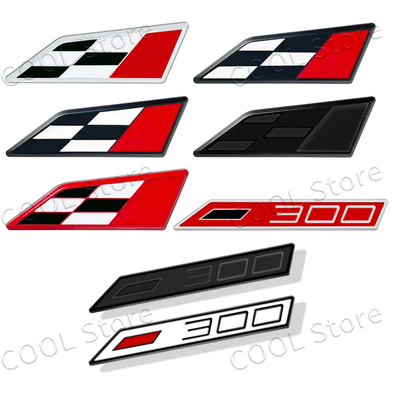 3D Chrome Metal Car Styling Race Flag Emblem Body Trunk Fender Badge Sticker For Seat Leon 300 Cupra Ateca Arona Ibiza Altea