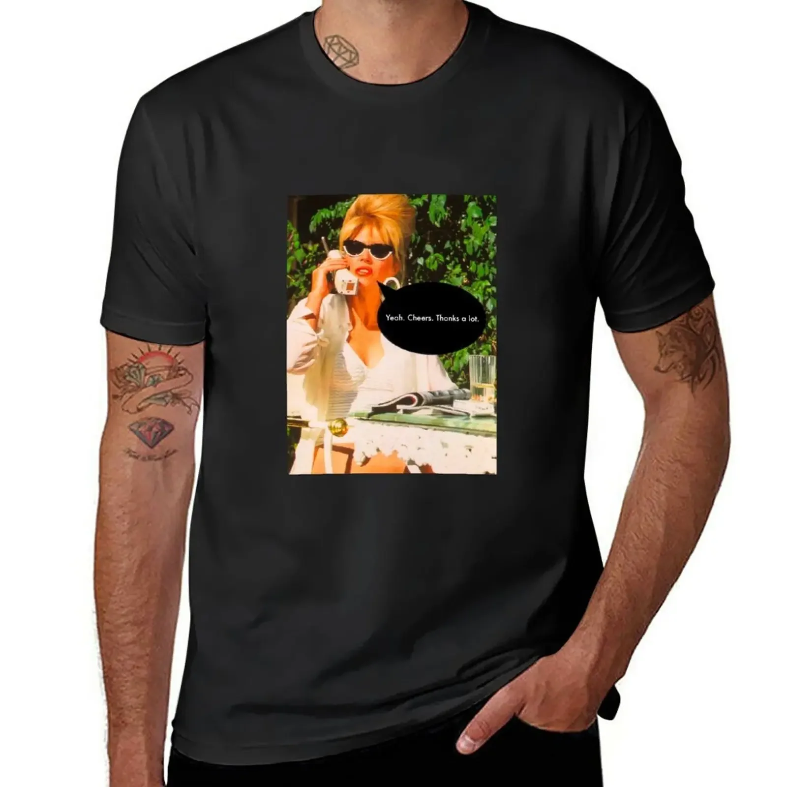 Patsy Says Cheers T-Shirt new edition summer tops plus size tops mens plain t shirts