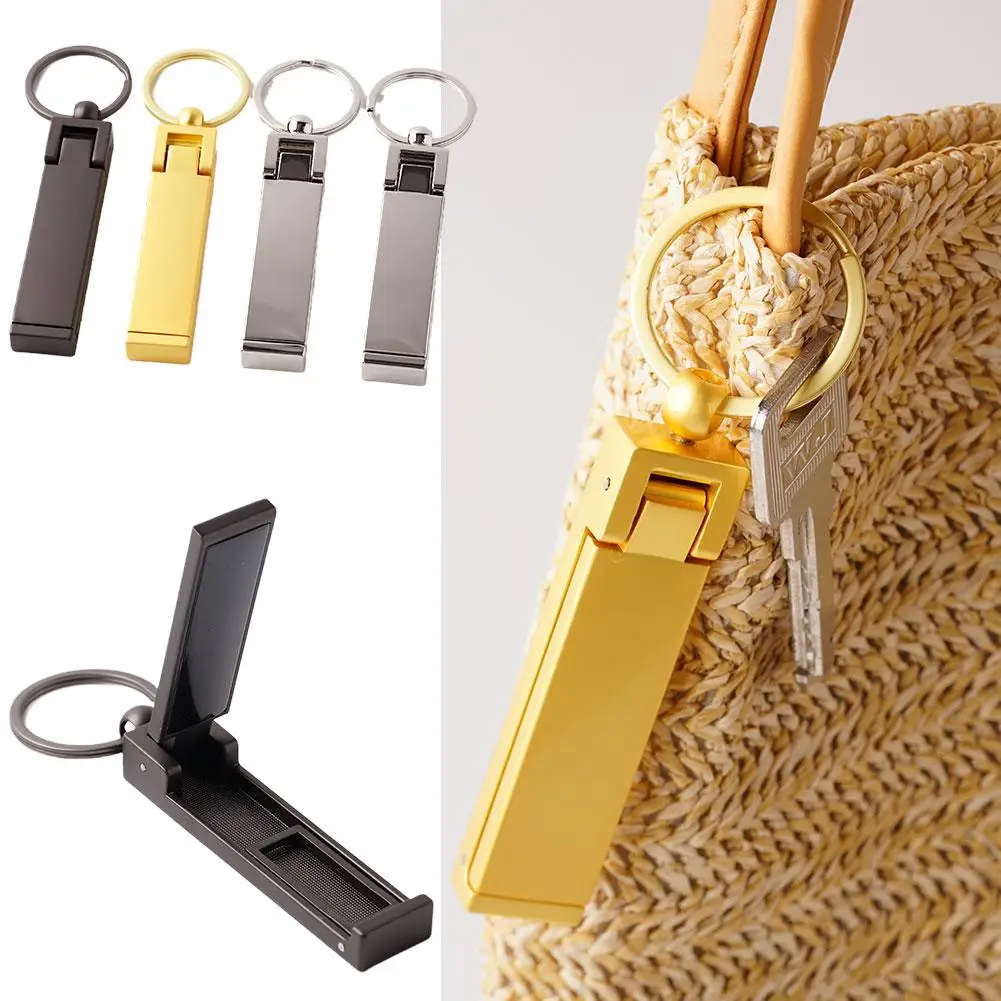 Multi-functional keychain Bag Hanger Mobile Phone Holder Folding Purse Handbag Holder Practical Bag Hook keyring Accessories