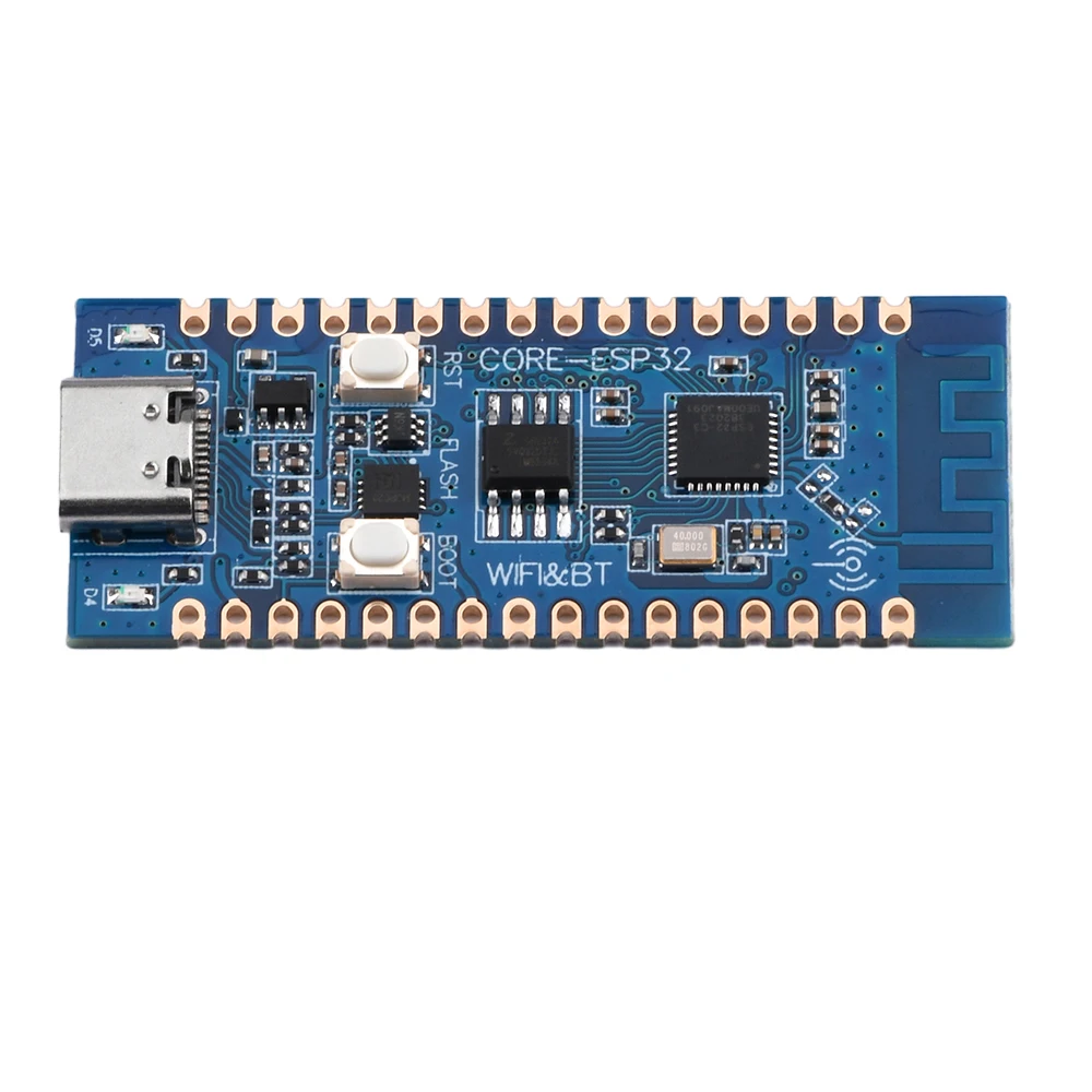 ESP32-C3 Core Board Development Board 2.4G WIFI Bluetooth Module CH343P 32Pin for Verifying ESP32C3 Chip Function Blue