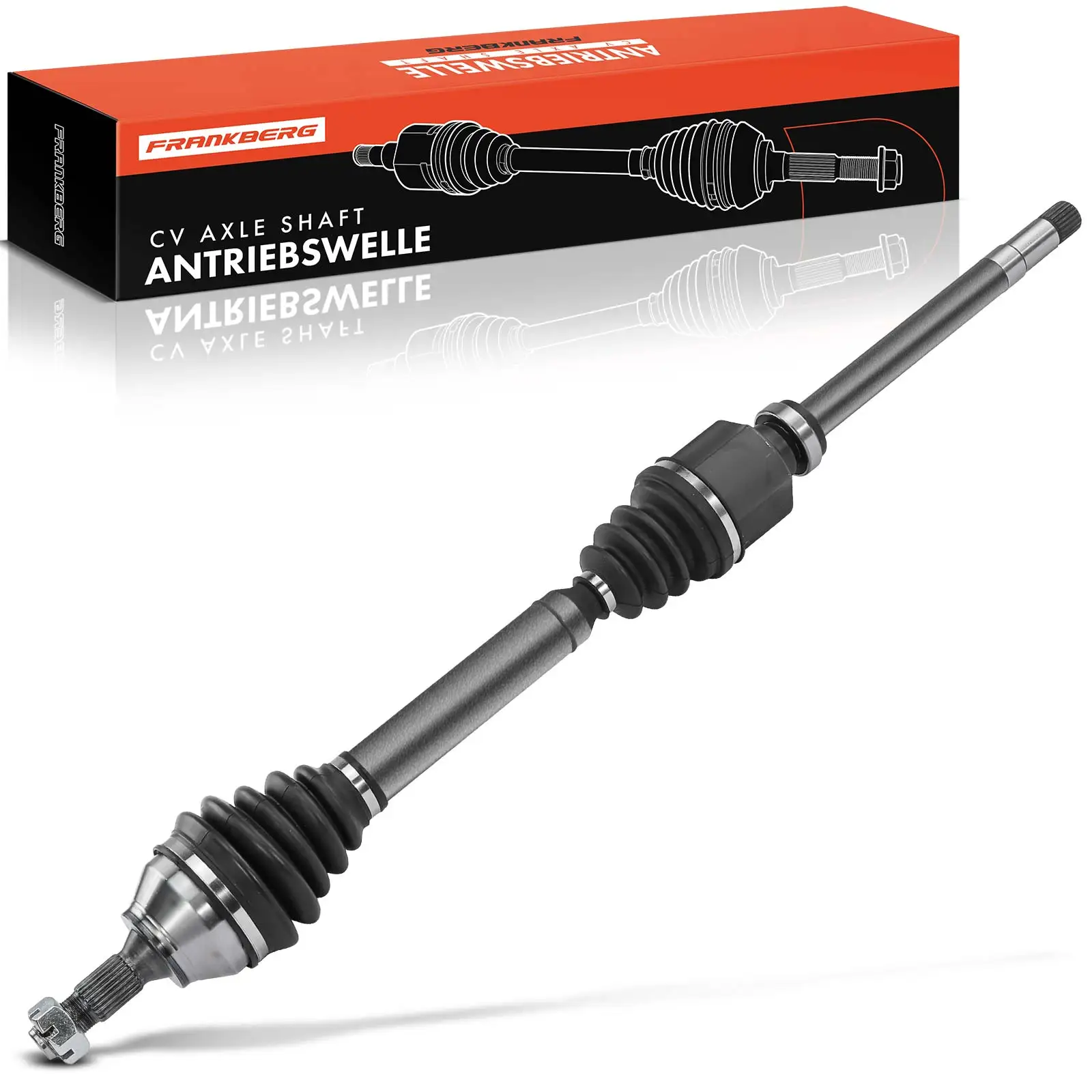 Frankberg 1x Aandrijfas Vooras Rechts voor Citroën C3 DS3 Peugeot 208 5008 2008 Bj vanaf 2008 9682513680 9802363680