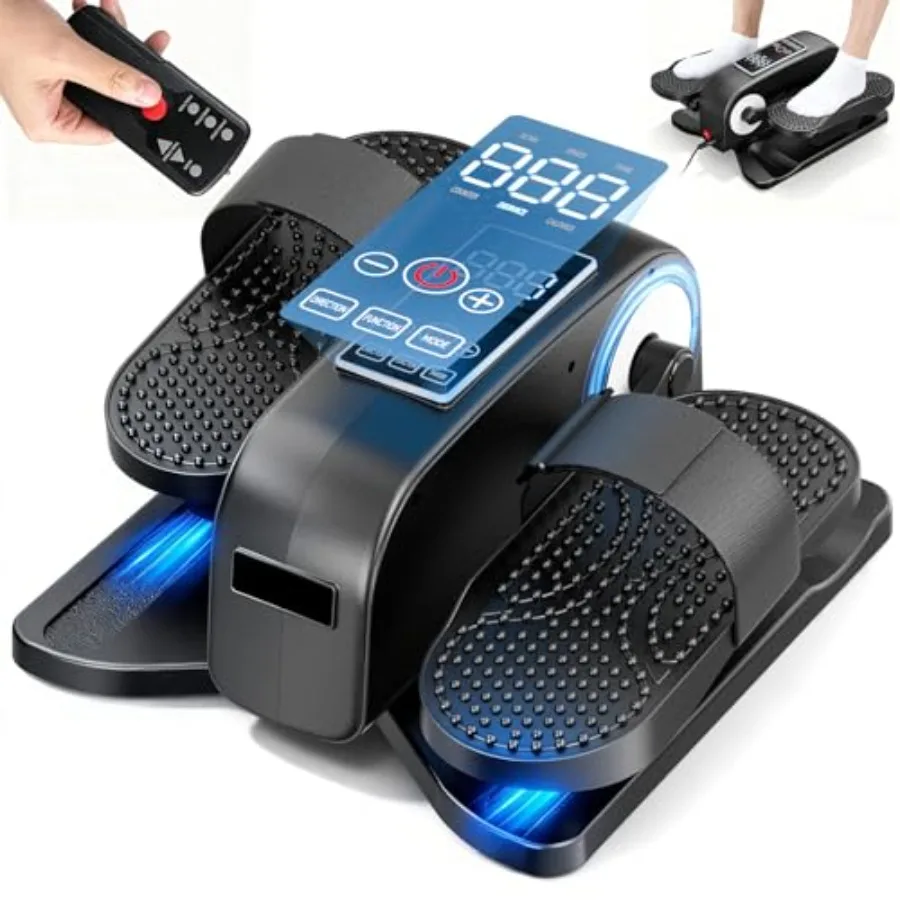 

Электрический эллиптический тренажер под стол для пожилых людей, с регулируемой скоростью, низкоинтенсивный, бесшумный, портативный