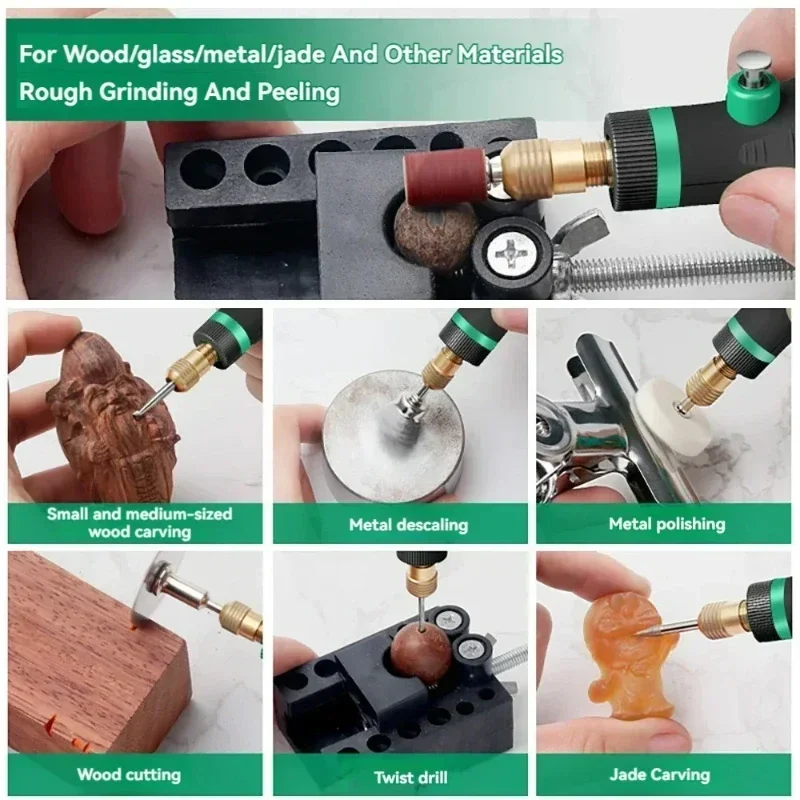Mini Grinder Engraver Rotary 3.7V Electric Drill Tool For Metal Glass Ceramic Grinding Engraving Cutting Polishing
