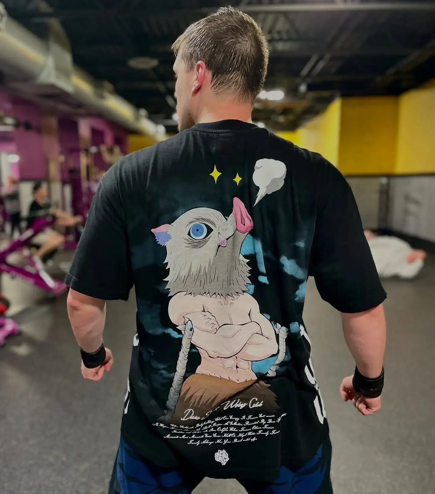 

Inosuke graphic t shirts black sport short sleeve oversized t shirt streetwear gym pro choice top casual y2k men women clothing