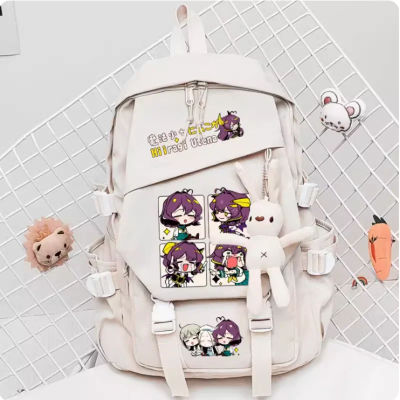 

Anime Gushing over Magical Girls Schoolbag Fashion Casual Belt Teenagers Student Backpack Handbag B857