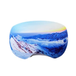 Manufacturer Microfiber Snowboard Goggle Cover Customized Design Microfiber Skiing Goggle Lens Cover