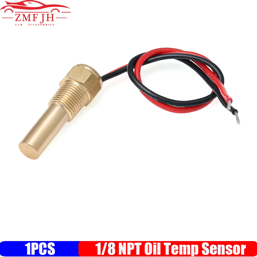 Oil Temperature Sensor 1/8NPT Oil Temp Sensor for Oil Temp Gauge 1PCS