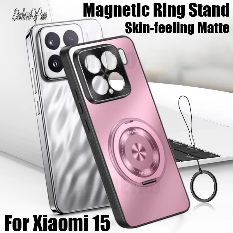 DECLAREYAO Original Light Slim Skin Feel Hard Coque For Xiaomi 13 13T 15 Pro 14 Ultra Case Cover Shockproof Matte Soft Anti-slip