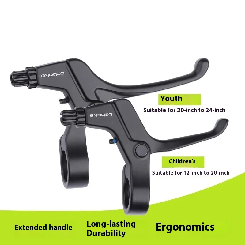 

TEBOKA Aluminum Alloy Bicycle Brake Handle Fit for Teenagers Children Bicycle Brake Levers